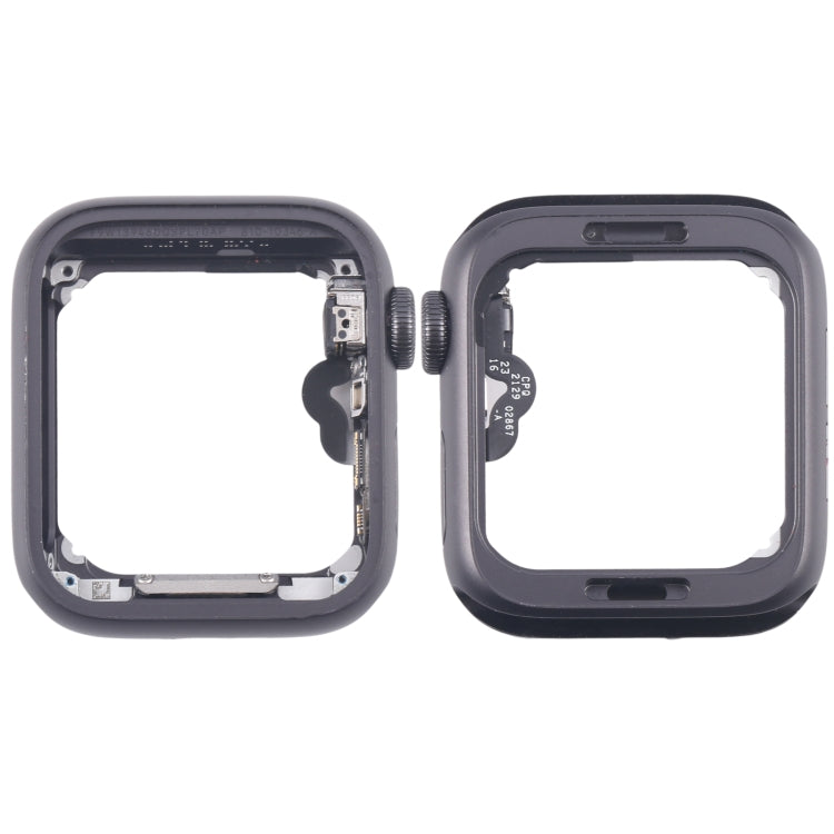 Piastra della lunetta del telaio centrale in lega di alluminio con cavo flessibile dell'asse di rotazione della corona, For Apple Watch SE 2020 40MM LTE, For Apple Watch SE 2020 40MM GPS, For Apple Watch Series SE 2020 44MM LTE Piastra della lunetta del telaio centrale in lega di alluminio con cavo flessibile dell'asse di rotazione della corona, For Apple Watch SE 2020 40MM LTE, For Apple Watch SE 2020 40MM GPS, For Apple Watch Series SE 2020 44MM LTE